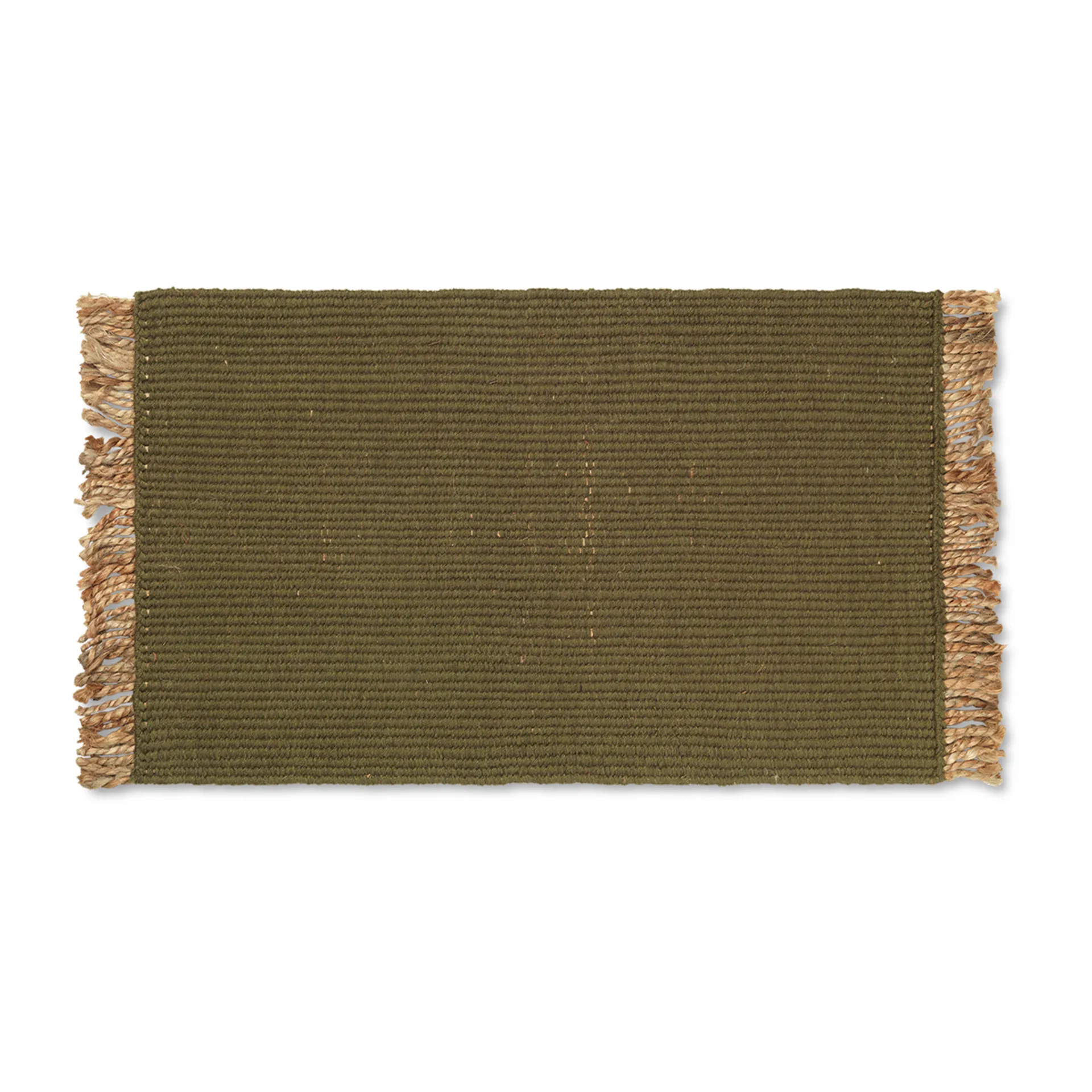 Block dørmåtte 50x80 cm, Olive/Natural Ferm Living