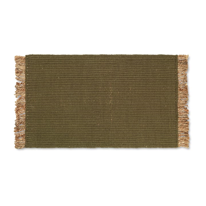 Block dørmåtte 50x80 cm - Olive/Natural - Ferm Living