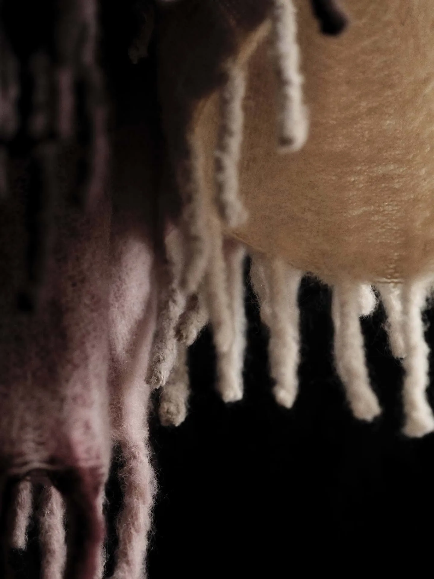 Blur mohair plaid, Butter-pale rose, 130x170 cm Ferm Living