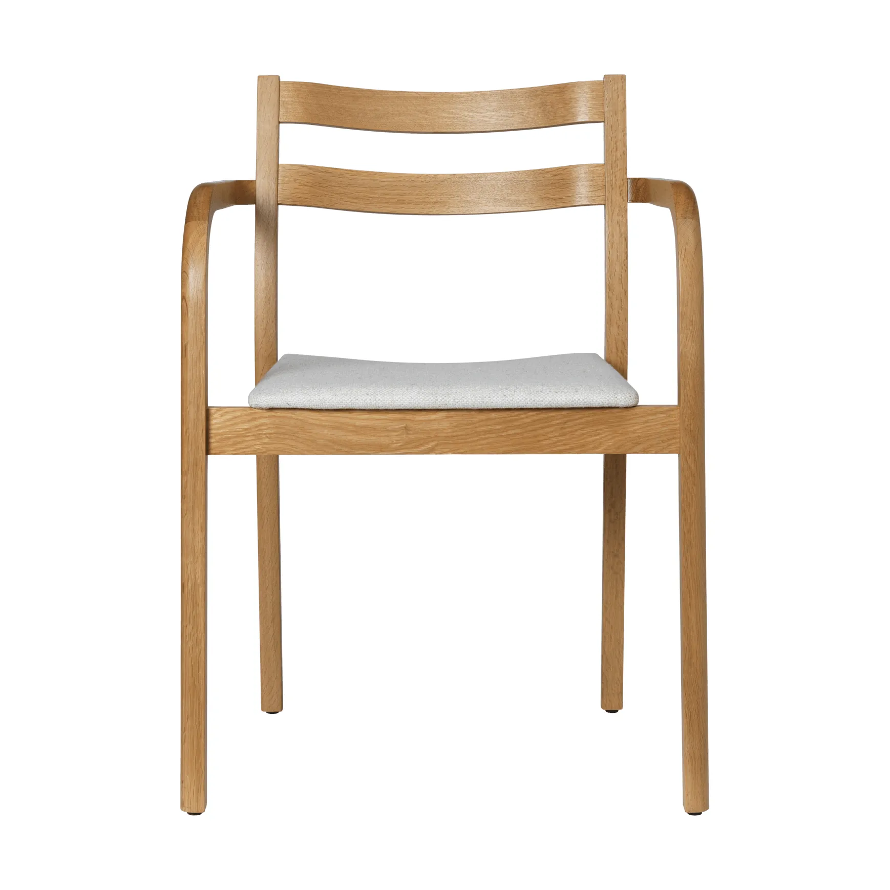 Boda armstol, Polstret sæde, natural oak-off-white Ferm Living