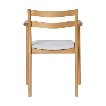 Boda armstol - Polstret sæde rugged bouclé, natural-off-white - Ferm Living