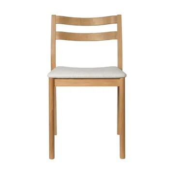 Boda stol - Polstret sæde, eg-off-white - Ferm Living