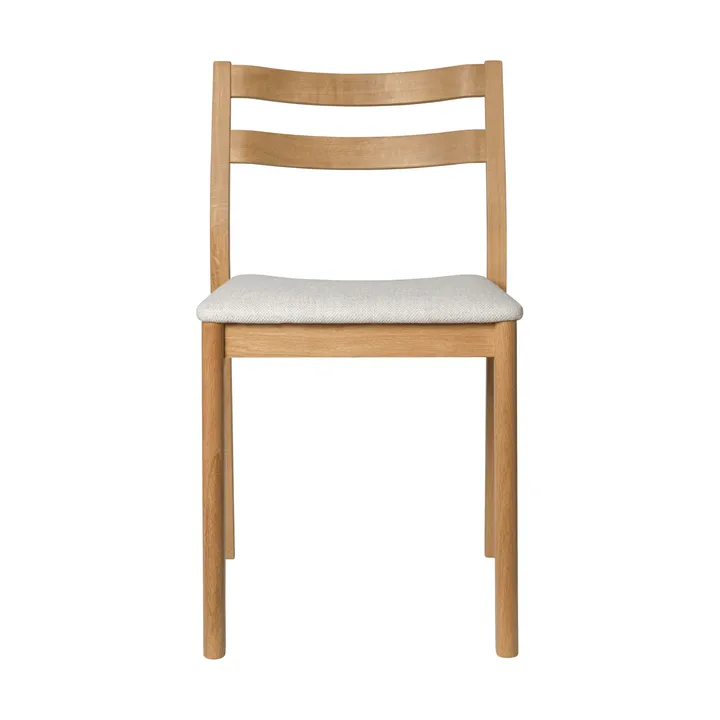 Boda stol - Polstret sæde, eg-off-white - Ferm Living