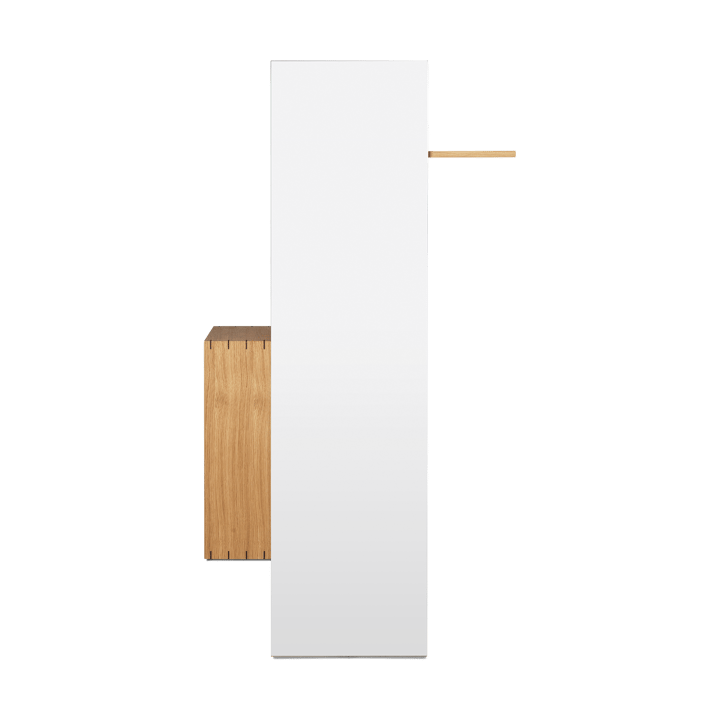 Bon hallway cabinet knagerække med spejl, Oiled Oak Ferm Living