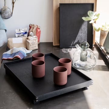Bon træbakke large - Sortbejdset eg - Ferm Living