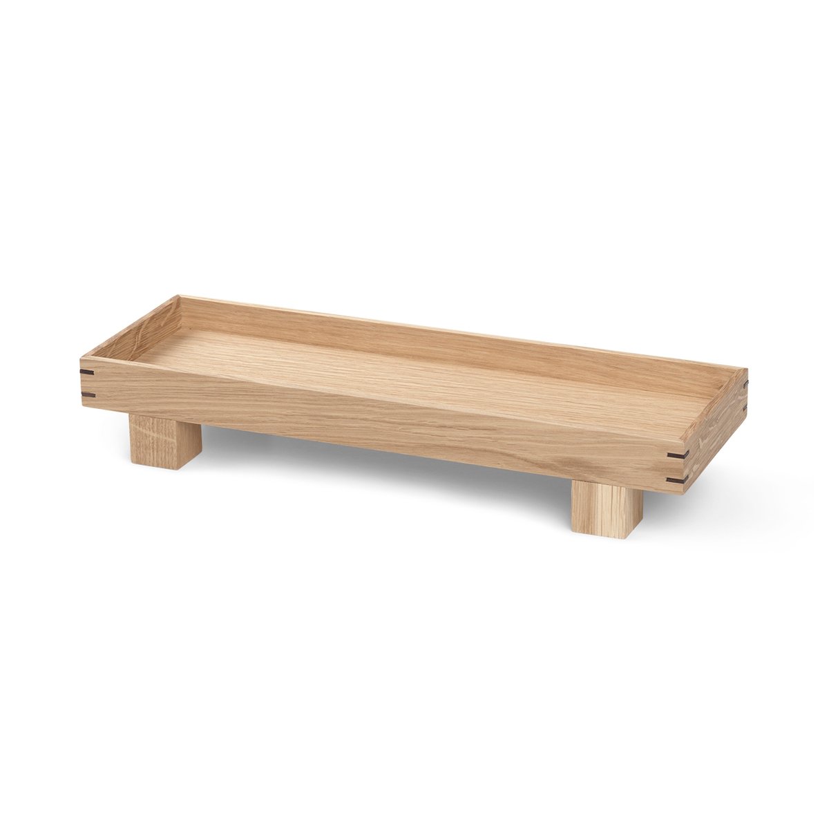 Ferm Living Bon træbakke X-Small Eg | Skandinavisk Design | Serveringsbakker | Brun