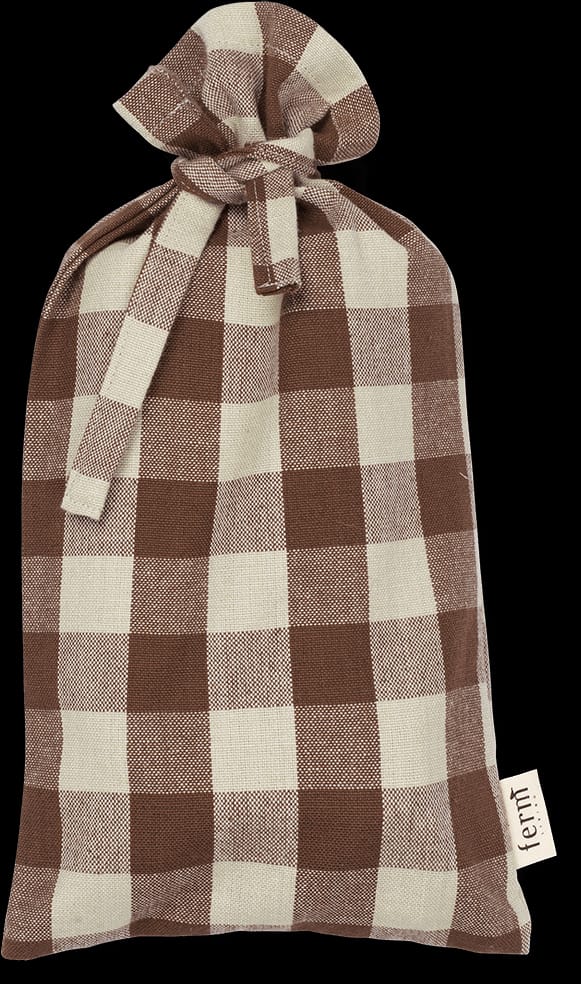 Bothy Check bomuldsservietter 40x40 cm 4-pak, Cinnamon-grey green Ferm Living