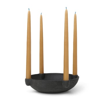 Bowl adventslysestage keramik large Ø27 cm - Mørkegrå - Ferm Living