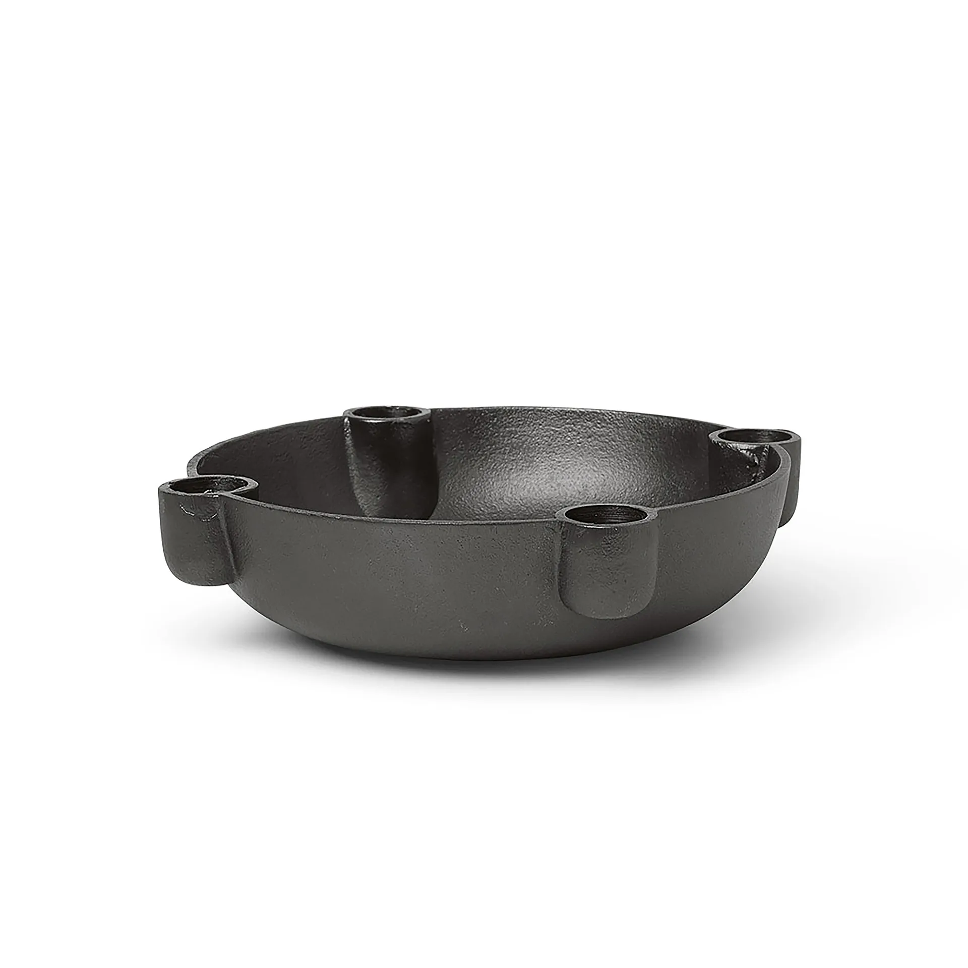 Bowl adventslysestage medium Ø20 cm, Sværtet aluminium  Ferm Living