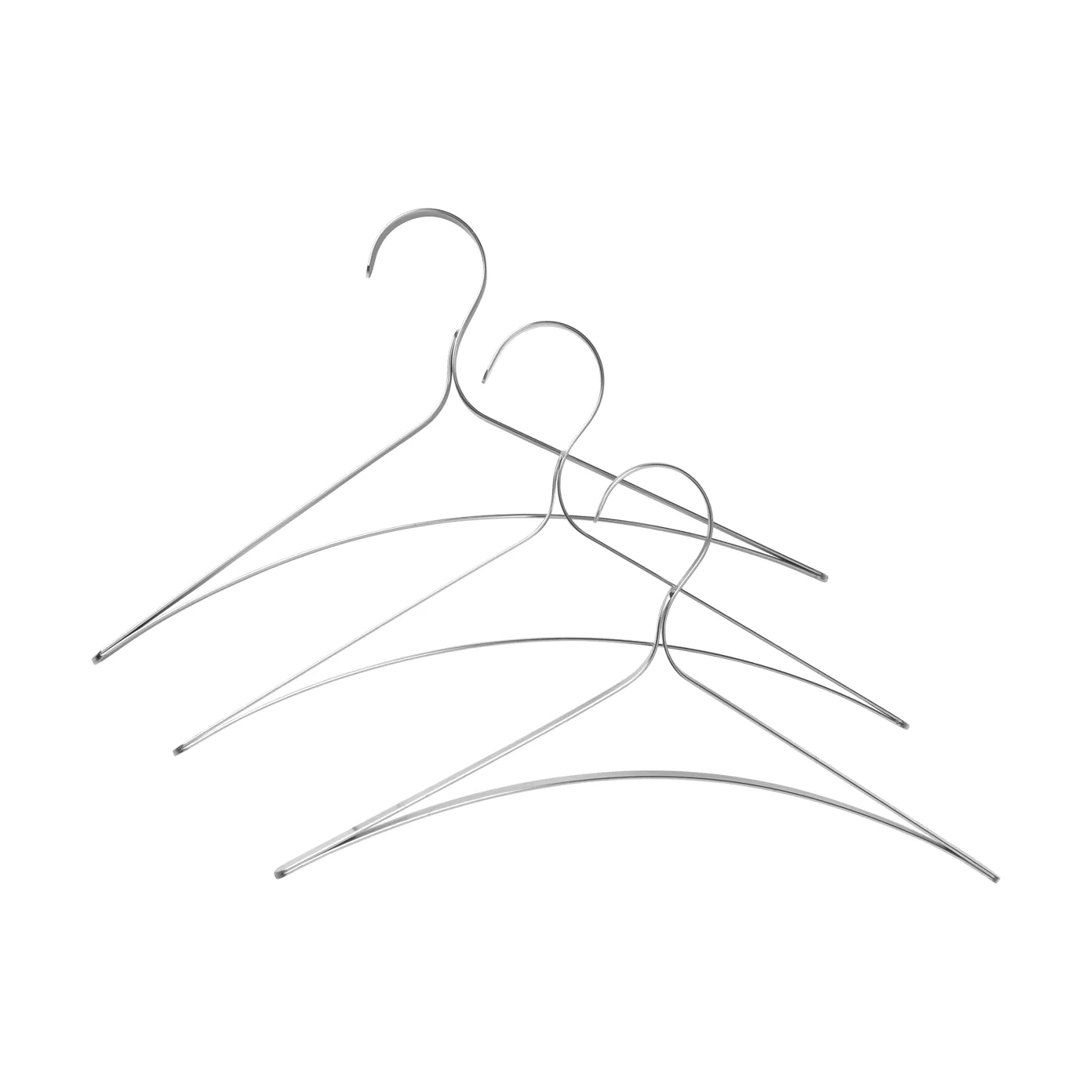 Bowline bøjle, 3-pak, stainless steel Ferm Living