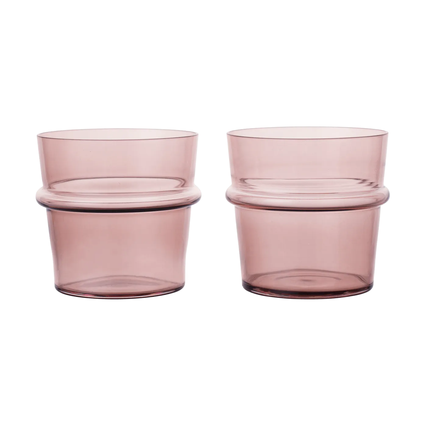 Boya drikkeglas lavt 30 cl 2-pak, Mauve Ferm Living
