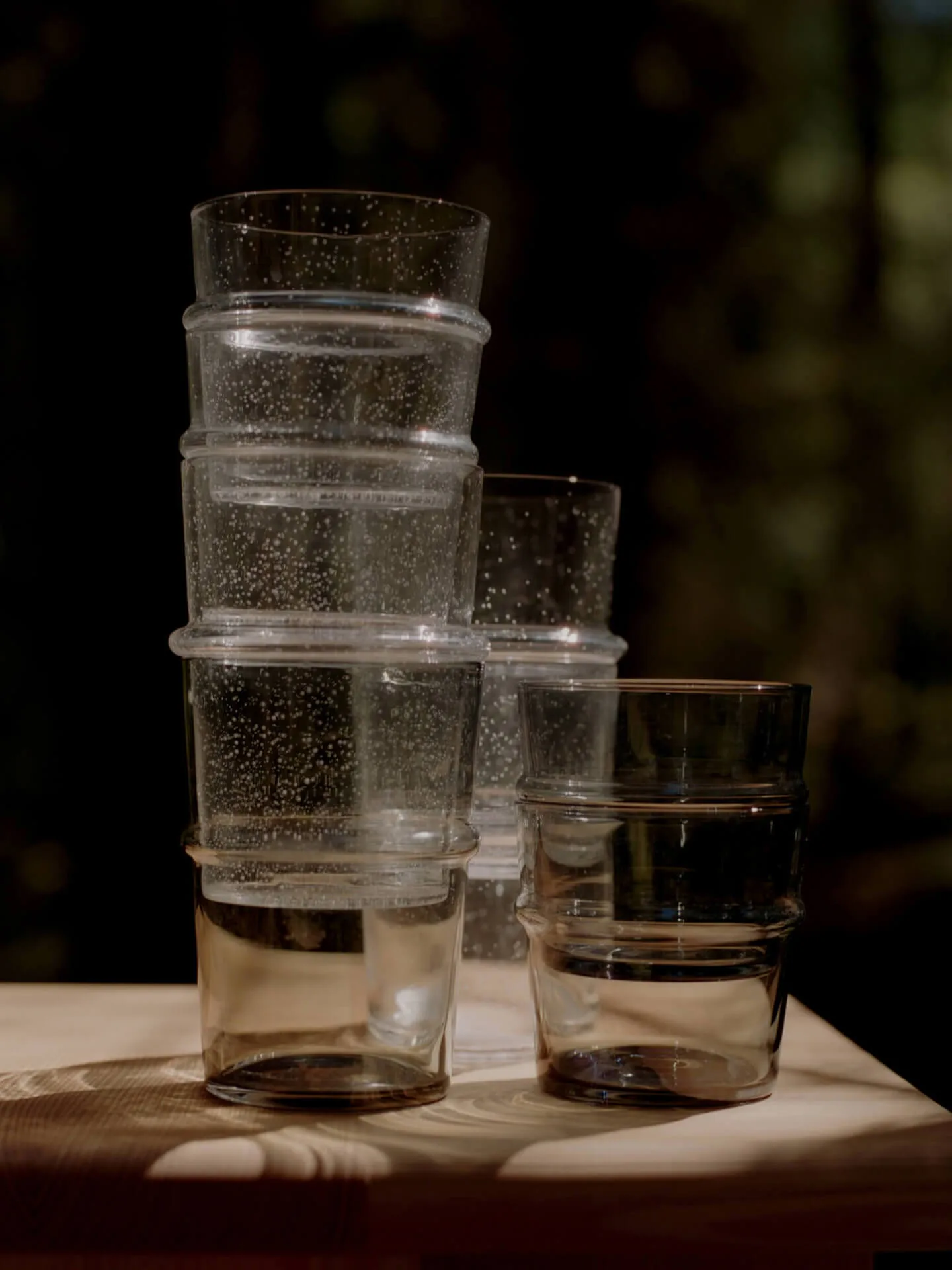 Boya drikkeglas lavt 30 cl 2-pak, Smoked Grey Ferm Living