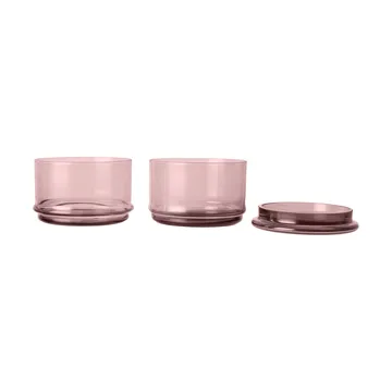 Boya stabelbare beholdere - 2 dele, mauve - Ferm Living
