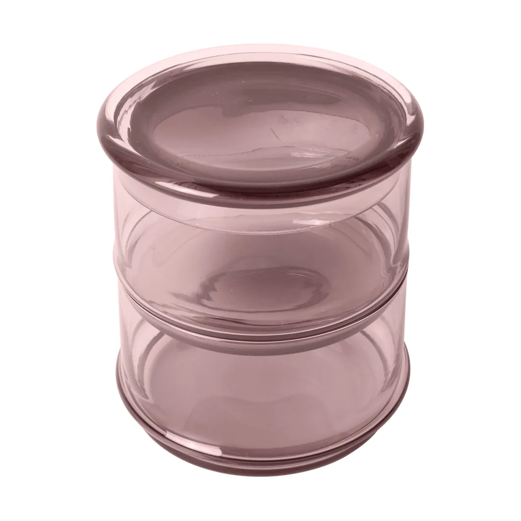 Boya stabelbare beholdere, 2 dele, mauve Ferm Living