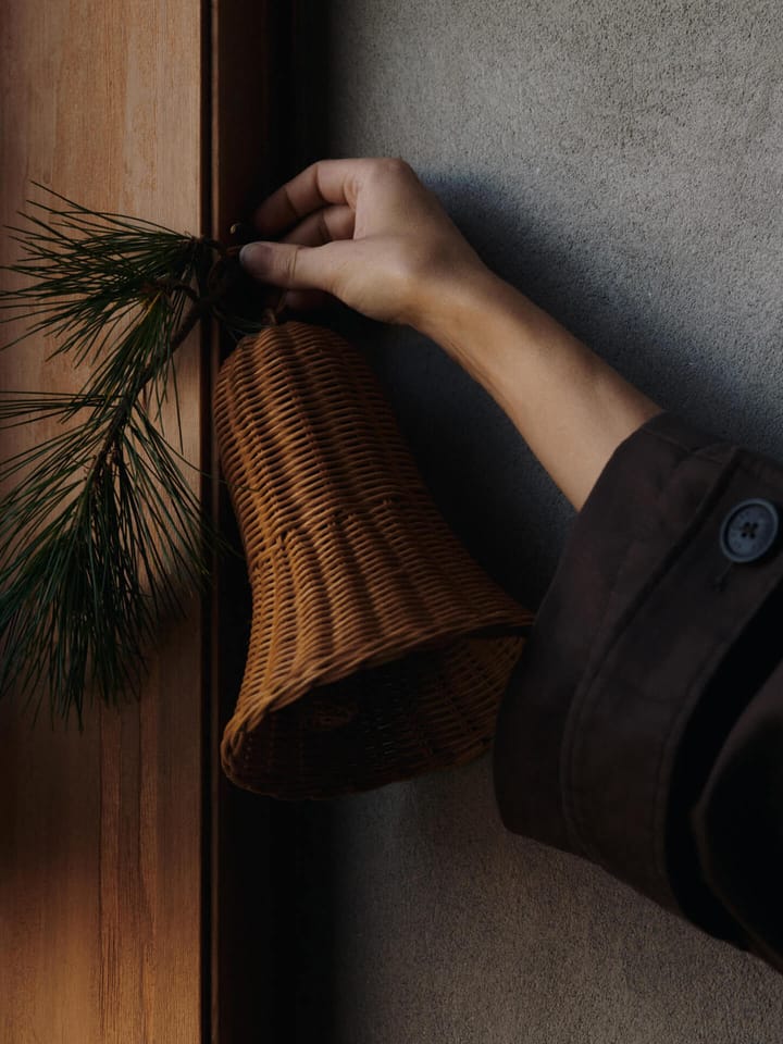 Braided bells juleophæng 20 cm 2-pak, Natural Ferm Living