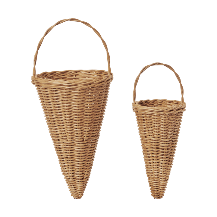 Braided cones juleophæng 18 cm - Natural - Ferm Living