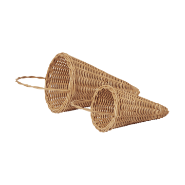 Braided cones juleophæng 18 cm - Natural - Ferm Living