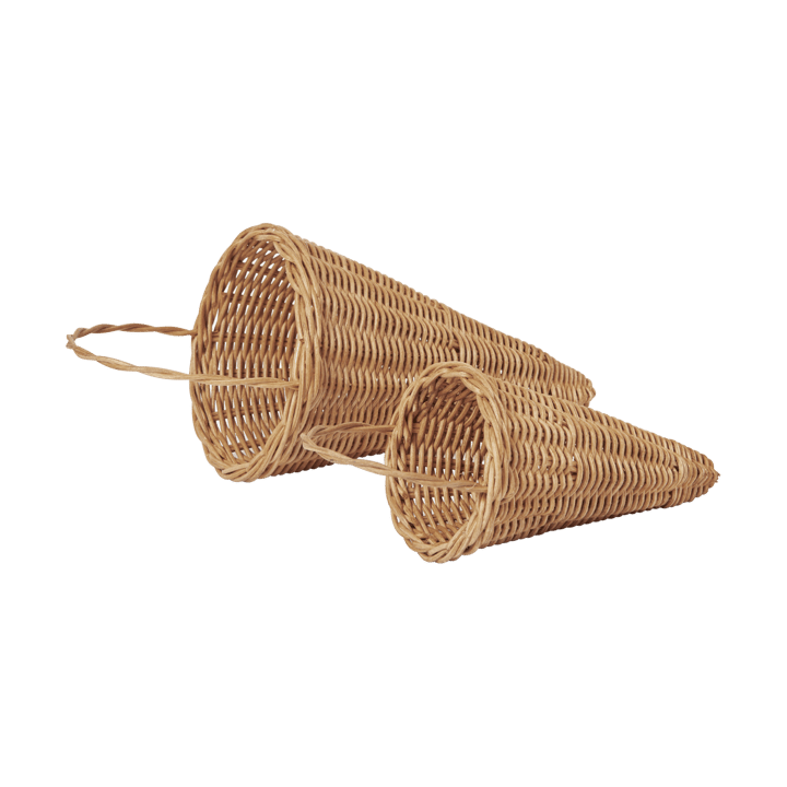 Braided cones juleophæng 18 cm, Natural Ferm Living