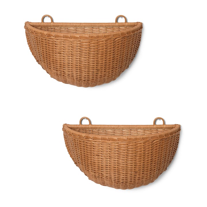 Braided vægkurve 2-pak - Natural - Ferm Living