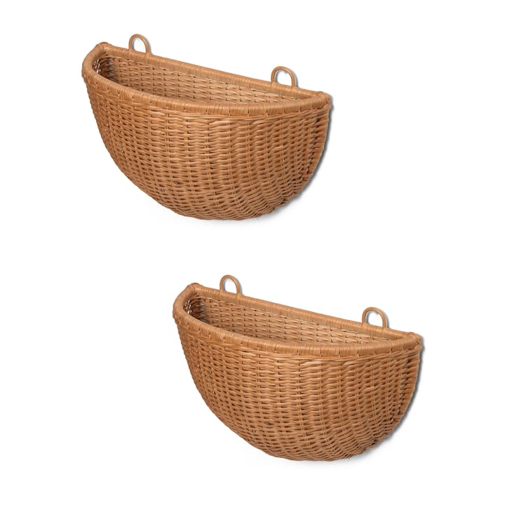 Braided vægkurve 2-pak, Natural Ferm Living