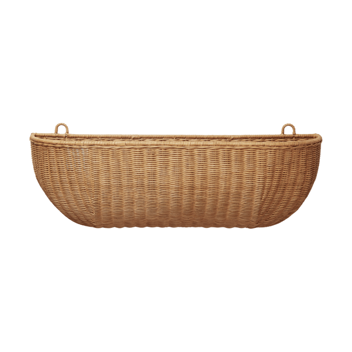 Braided wall pocket vægkurv 25x75 cm - Natural - Ferm Living