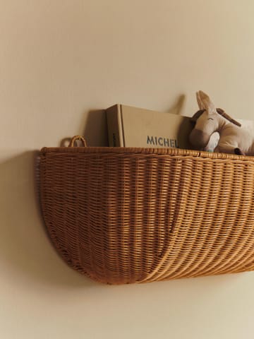 Braided wall pocket vægkurv 25x75 cm - Natural - Ferm Living
