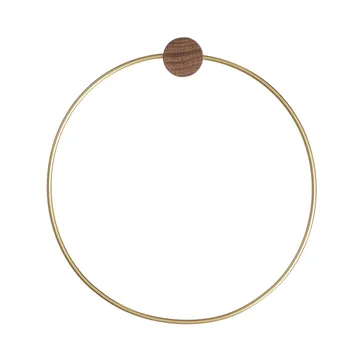 Brass håndklædeholder - Ø 20,5 cm - Ferm Living