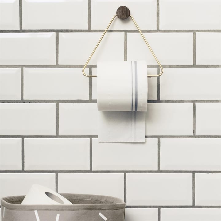 Brass toiletpapirsholder, 17,5 x 15 cm Ferm Living