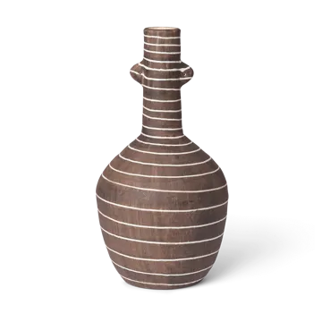 Brura vase 32 cm - Coffee-white - Ferm Living