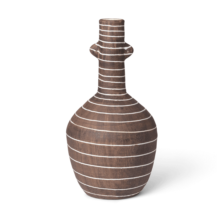 Brura vase 32 cm - Coffee-white - Ferm Living