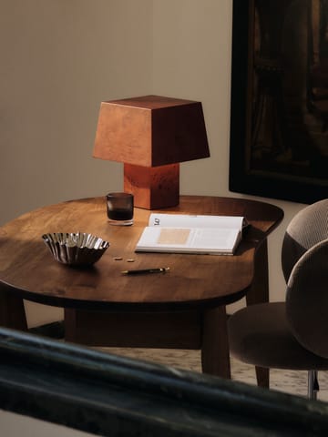 Burl bordlampe 33 cm - Dark stained burl - Ferm Living