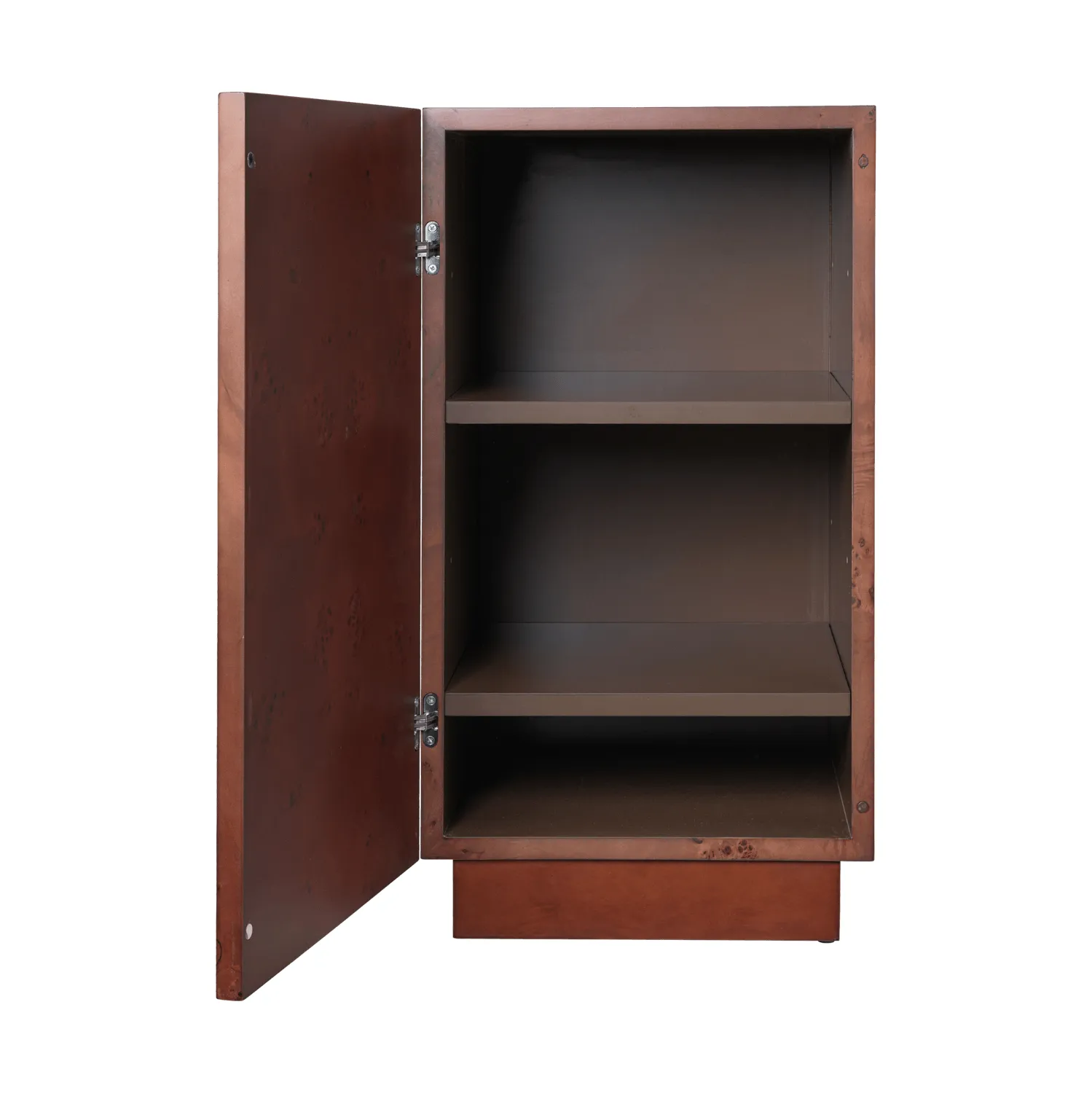 Burl Side Table piedestal, Dark stained Ferm Living