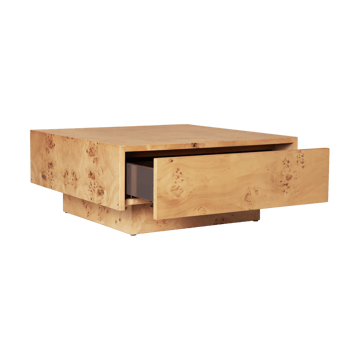 Burl storage sofabord 70x70 cm - Natural - Ferm Living