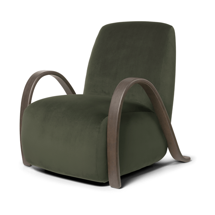 Buur lounge chair Rich Velvet, Pine Ferm Living
