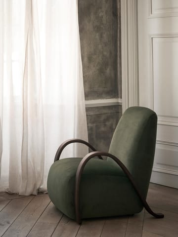 Buur lounge chair Rich Velvet - Pine - Ferm Living