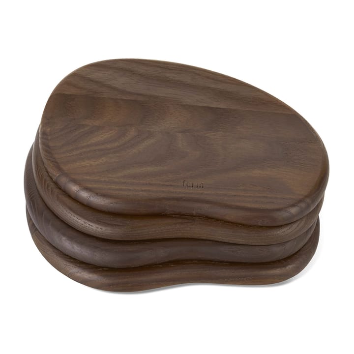 Cairn butter boards bakke 4 dele - Dark brown - Ferm Living