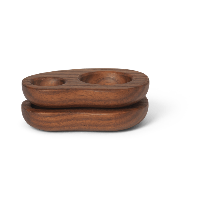 Cairn æggebæger 2-pak, Dark brown Ferm Living