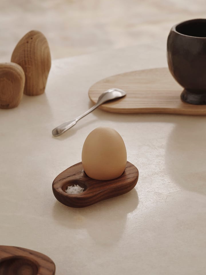 Cairn æggebæger 2-pak, Dark brown Ferm Living