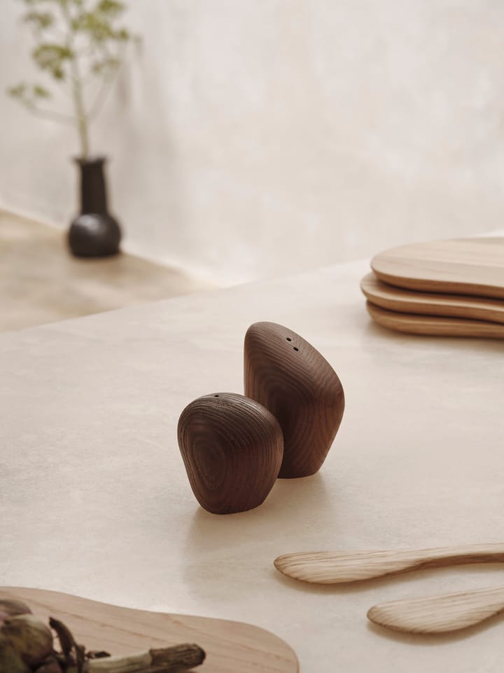 Cairn salt- og peberkar, Dark brown Ferm Living