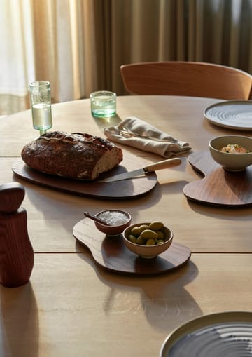 Cairn skærebræt 3 dele - Dark Brown - Ferm Living
