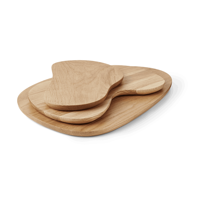 Cairn skærebræt 3 dele - Oak - Ferm Living