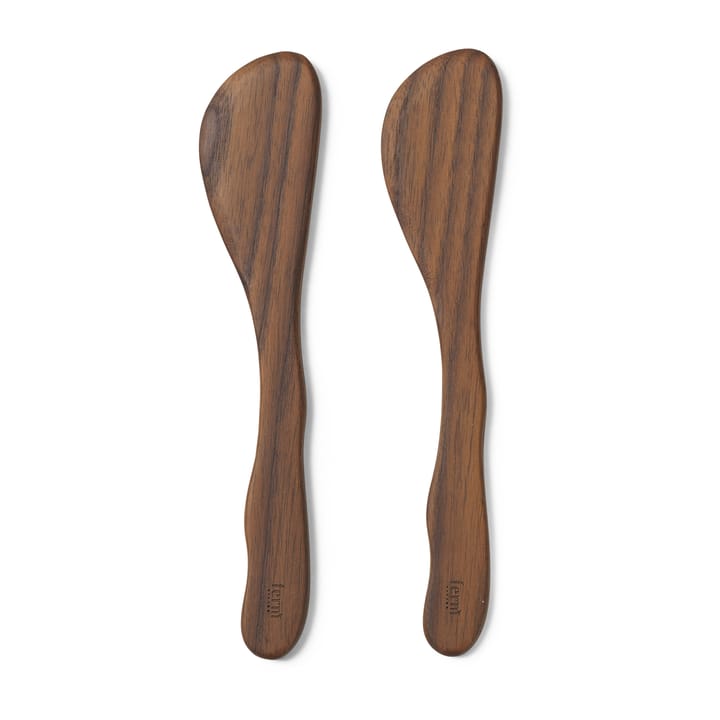 Cairn smørkniv 2-pak - Dark brown - Ferm Living