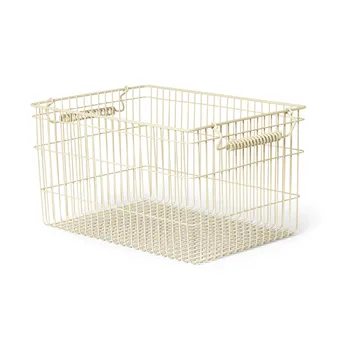 Cala stabelbar kurv 2-pak - Cashmere, 36,2x26,2x20,2 cm - Ferm Living