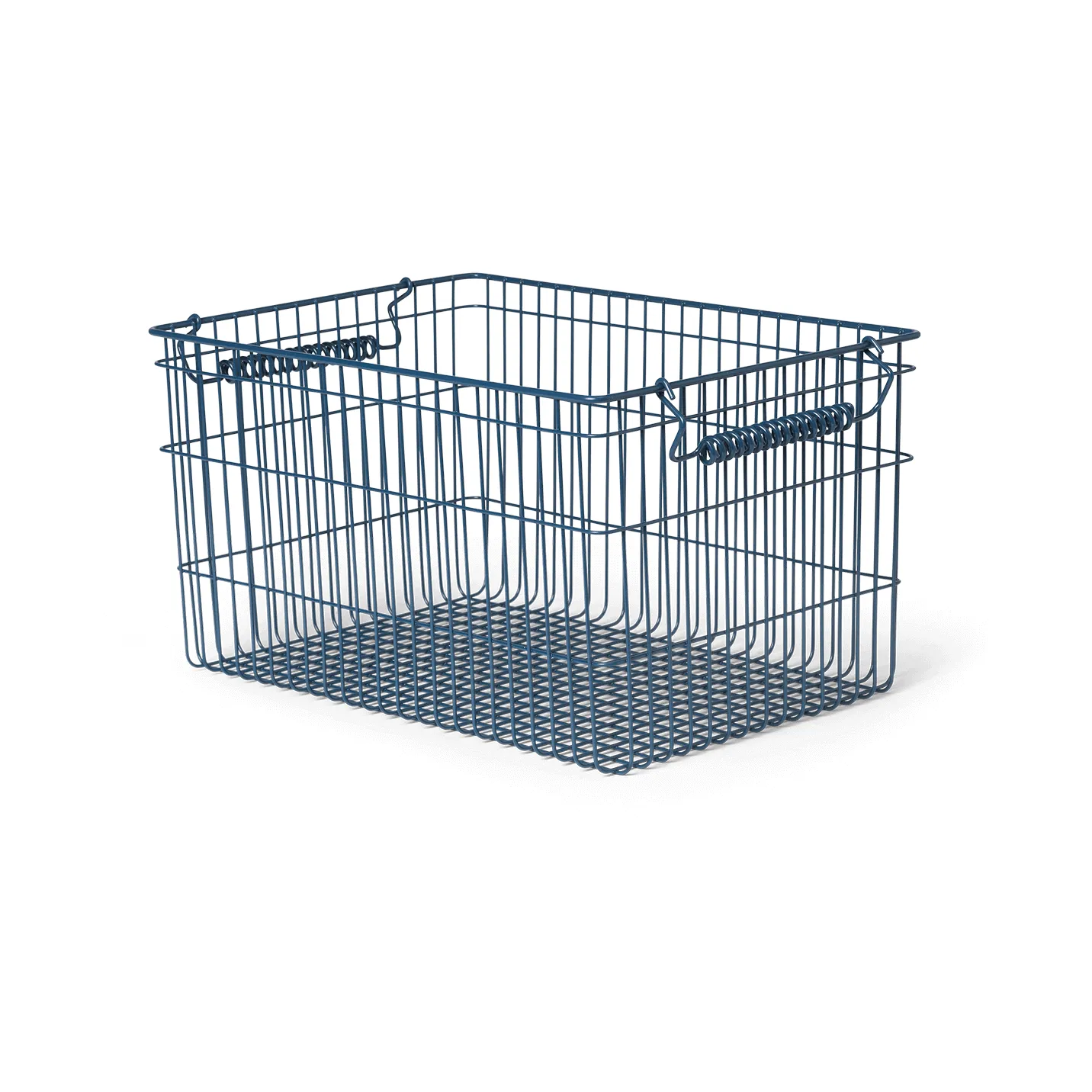 Cala stabelbar kurv 2-pak, Dark blue, 36,2x26,2x20,2 cm Ferm Living