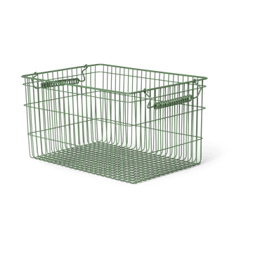 Cala stabelbar kurv 2-pak - Verdant green - Ferm Living