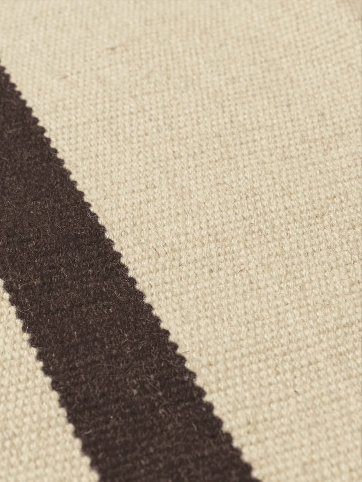 Calm kelim dørmåtte, Off-white, Coffee, 50x70 cm Ferm Living