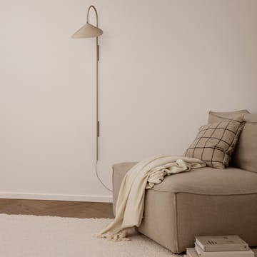 Calm pude Camel/Black - 48x48 cm - Ferm Living