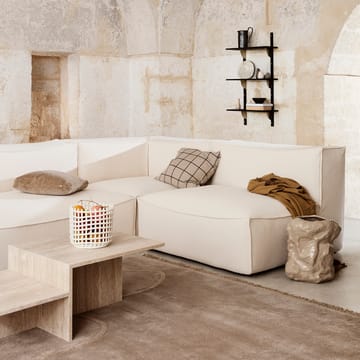 Calm pude Camel/Black - 48x48 cm - Ferm Living