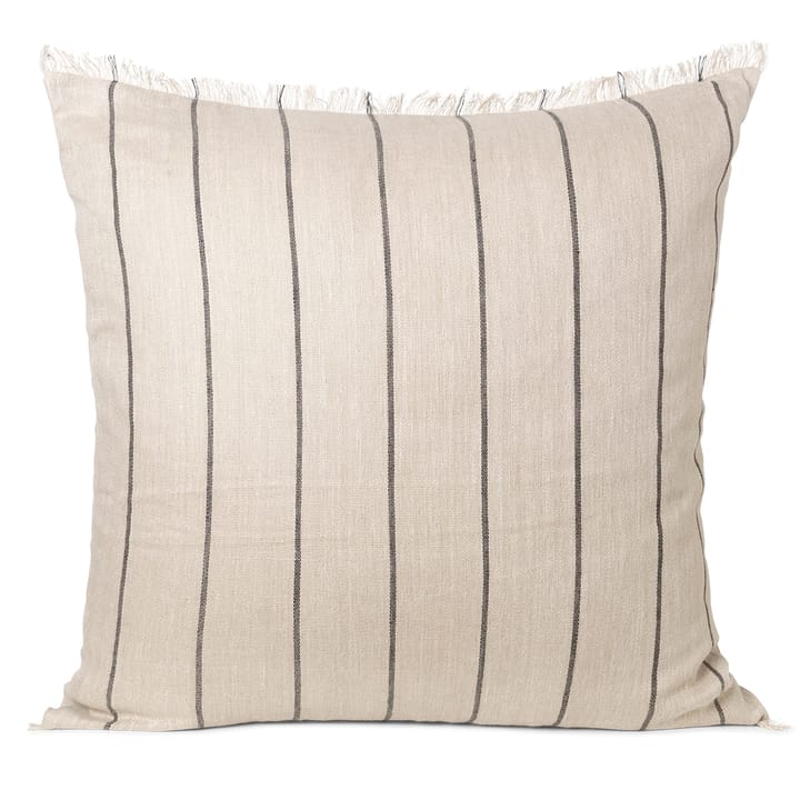Calm pude Camel/Black - 78x78 cm - Ferm Living