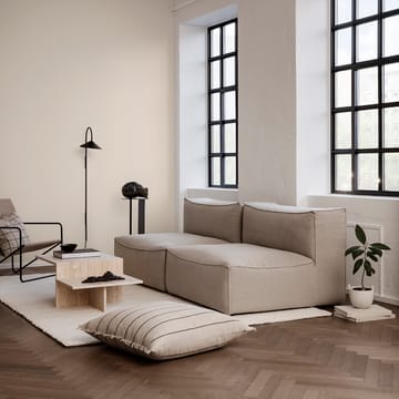Calm pude Camel/Black - 78x78 cm - Ferm Living